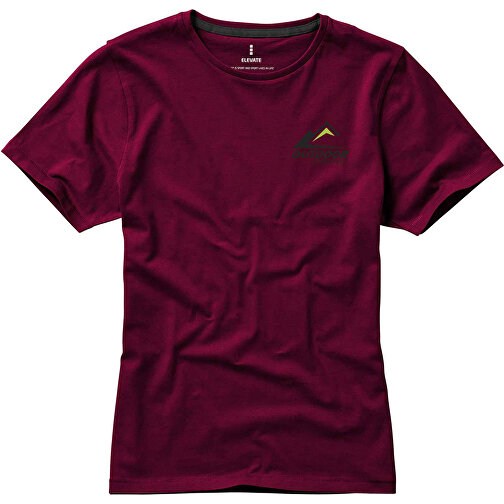 Nanaimo – T-Shirt Für Damen , bordeaux, Single jersey Strick 100% BCI Baumwolle, 160 g/m2, XS, , Bild 2