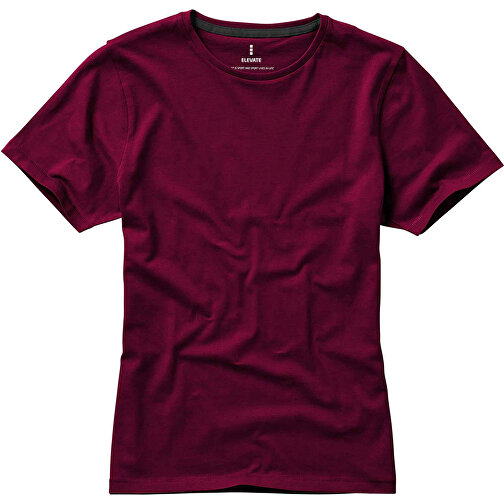 Nanaimo – T-Shirt Für Damen , bordeaux, Single jersey Strick 100% BCI Baumwolle, 160 g/m2, XXL, , Bild 7