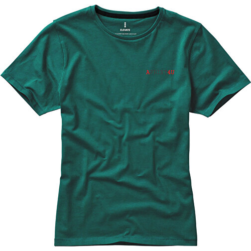 Nanaimo – T-Shirt Für Damen , waldgrün, Single jersey Strick 100% BCI Baumwolle, 160 g/m2, XS, , Bild 2