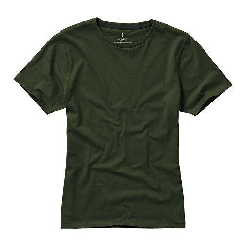 Nanaimo – T-Shirt Für Damen , armeegrün, Single jersey Strick 100% BCI Baumwolle, 160 g/m2, XS, , Bild 16