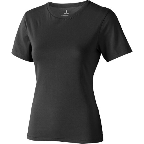 Nanaimo – T-Shirt Für Damen , anthrazit, Single jersey Strick 100% BCI Baumwolle, 160 g/m2, XS, , Bild 1