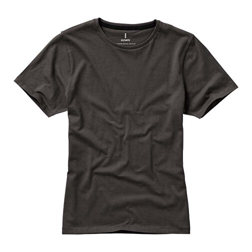 Nanaimo – T-Shirt Für Damen , anthrazit, Single jersey Strick 100% BCI Baumwolle, 160 g/m2, XS, , Bild 10
