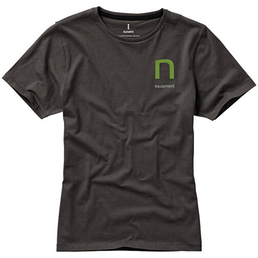 Nanaimo – T-Shirt Für Damen , anthrazit, Single jersey Strick 100% BCI Baumwolle, 160 g/m2, XS, , Bild 4