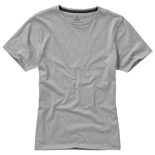 Nanaimo – T-Shirt Für Damen , grau meliert, Single jersey Strick 90% Baumwolle, 10% Viskose, 160 g/m2, XS, , Bild 11