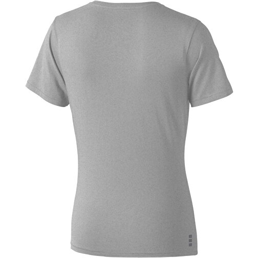 Nanaimo – T-Shirt Für Damen , grau meliert, Single jersey Strick 90% Baumwolle, 10% Viskose, 160 g/m2, M, , Bild 8