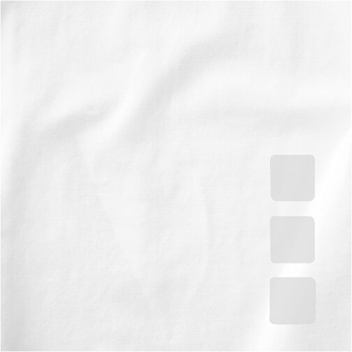Kawartha T-Shirt Für Damen Mit V-Ausschnitt , Green Concept, weiss, Single jersey Strick 95% GOTS zertifizierte Bio Baumwolle, 5% Elastan, 200 g/m2, XS, , Bild 5