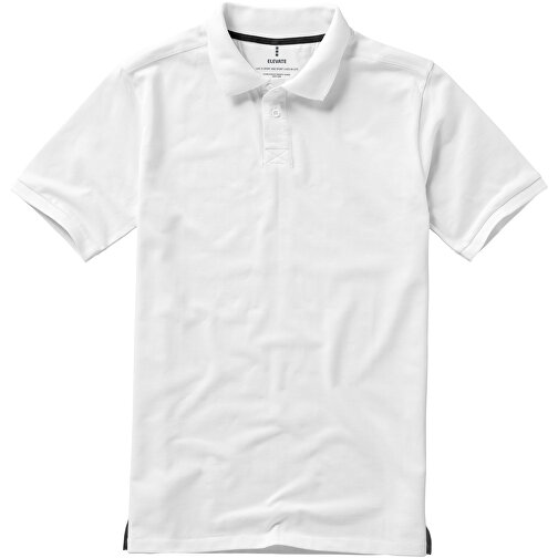 Calgary Poloshirt Für Herren , weiß, Piqué Strick 100% BCI Baumwolle, 200 g/m2, XS, , Bild 16