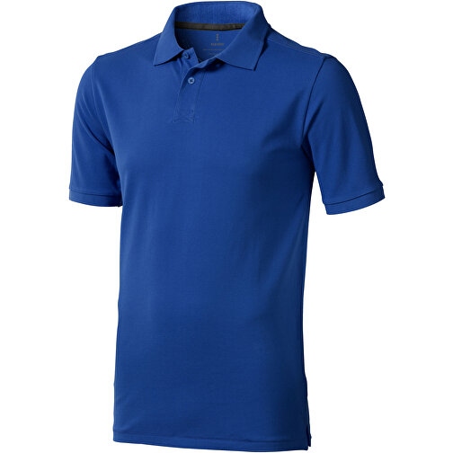 Calgary Poloshirt Für Herren , blau, Piqué Strick 100% BCI Baumwolle, 200 g/m2, XS, , Bild 1