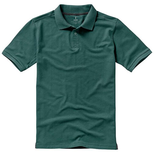 Calgary Poloshirt Für Herren , waldgrün, Piqué Strick 100% BCI Baumwolle, 200 g/m2, XS, , Bild 6