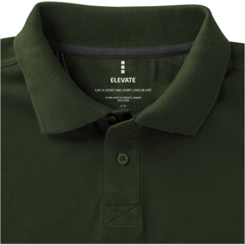 Calgary Poloshirt Für Herren , armeegrün, Piqué Strick 100% BCI Baumwolle, 200 g/m2, L, , Bild 5