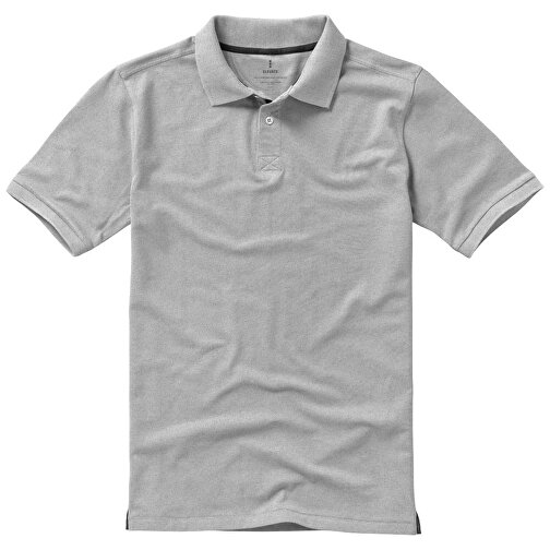 Calgary Poloshirt Für Herren , grau meliert, Piqué Strick 90% Baumwolle, 10% Viskose, 200 g/m2, XS, , Bild 10