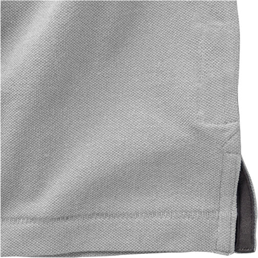 Calgary Poloshirt Für Herren , grau meliert, Piqué Strick 90% Baumwolle, 10% Viskose, 200 g/m2, XS, , Bild 7