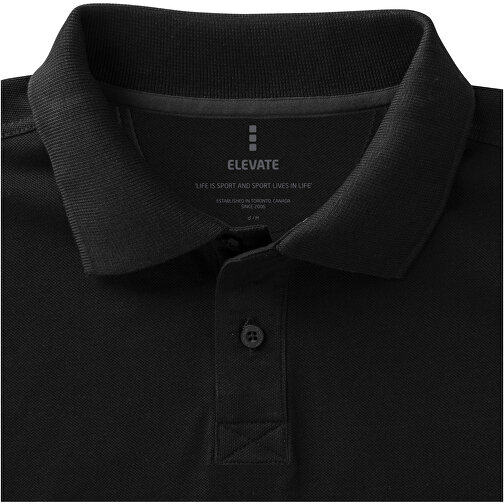 Calgary Poloshirt Für Herren , schwarz, Piqué Strick 100% BCI Baumwolle, 200 g/m2, XS, , Bild 4