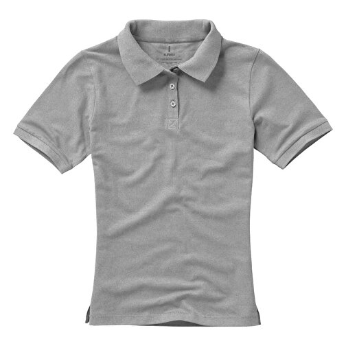 Calgary Poloshirt Für Damen , grau meliert, Piqué Strick 90% Baumwolle, 10% Viskose, 200 g/m2, XS, , Bild 28