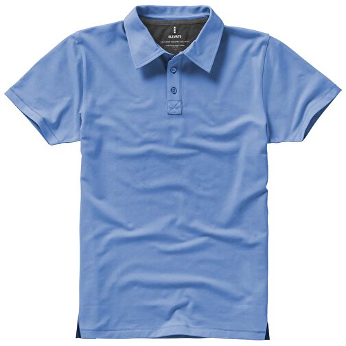 Markham Stretch Poloshirt Für Herren , hellblau, Double Pique Strick 5% Elastan, 95% BCI Baumwolle, 200 g/m2, M, , Bild 10