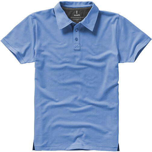 Markham Stretch Poloshirt Für Herren , hellblau, Double Pique Strick 5% Elastan, 95% BCI Baumwolle, 200 g/m2, M, , Bild 7