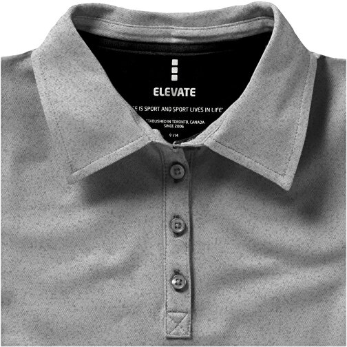 Markham Stretch Poloshirt Für Damen , grau meliert, Double Pique Strick 85% Baumwolle, 10% Viskose, 5% Elastan, 200 g/m2, XS, , Bild 6