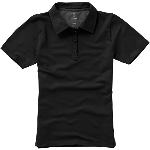 Markham Stretch Poloshirt Für Damen , schwarz, Double Pique Strick 5% Elastan, 95% BCI Baumwolle, 200 g/m2, XS, , Bild 19