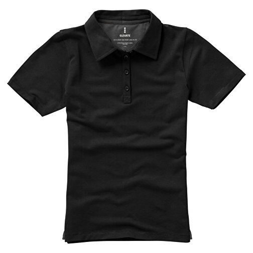 Markham Stretch Poloshirt Für Damen , schwarz, Double Pique Strick 5% Elastan, 95% BCI Baumwolle, 200 g/m2, XS, , Bild 22