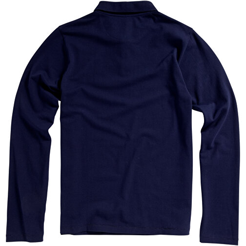 Oakville Langarm Poloshirt Für Herren , navy, Piqué Strick 100% BCI Baumwolle, 200 g/m2, XS, , Bild 8