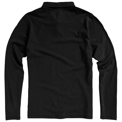 Oakville Langarm Poloshirt Für Herren , schwarz, Piqué Strick 100% BCI Baumwolle, 200 g/m2, S, , Bild 16