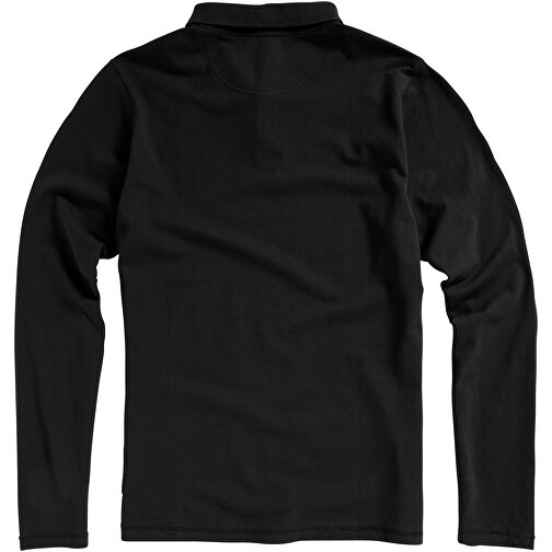 Oakville Langarm Poloshirt Für Herren , schwarz, Piqué Strick 100% BCI Baumwolle, 200 g/m2, L, , Bild 21