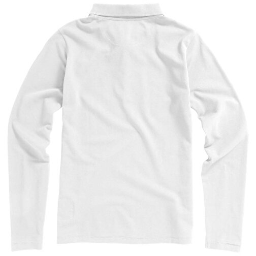 Oakville Langarm Poloshirt Für Damen , weiß, Piqué Strick 100% BCI Baumwolle, 200 g/m2, S, , Bild 11
