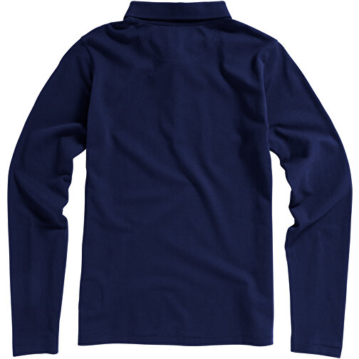 Oakville Langarm Poloshirt Für Damen , navy, Piqué Strick 100% BCI Baumwolle, 200 g/m2, XS, , Bild 14