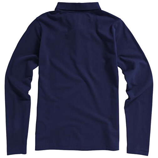 Oakville Langarm Poloshirt Für Damen , navy, Piqué Strick 100% BCI Baumwolle, 200 g/m2, S, , Bild 7