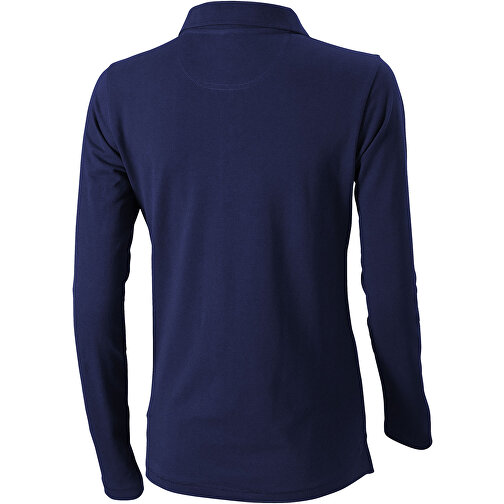 Oakville Langarm Poloshirt Für Damen , navy, Piqué Strick 100% BCI Baumwolle, 200 g/m2, M, , Bild 6