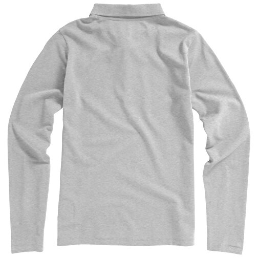 Oakville Langarm Poloshirt Für Damen , grau meliert, Piqué Strick 90% Baumwolle, 10% Viskose, 200 g/m2, M, , Bild 22