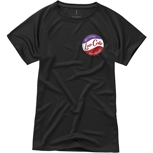 Niagara T-Shirt Cool Fit Für Damen , schwarz, Mesh mit Cool Fit Finish 100% Polyester, 145 g/m2, XS, , Bild 3