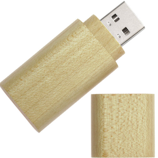 USB-Stick Smart 4GB , Promo Effects MB , bambus MB , 4 GB , bambus MB , 3 - 10 MB/s MB , 5,80cm x 1,20cm x 2,20cm (Länge x Höhe x Breite), Bild 1