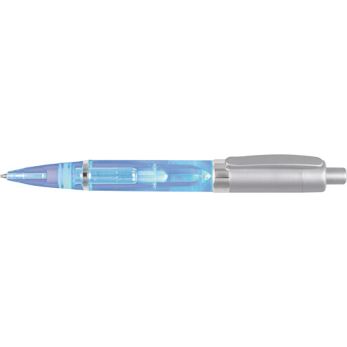 Kugelschreiber LUXOGRAPH LIGHT , blau, silber, Kunststoff, 14,00cm (Höhe), Bild 3