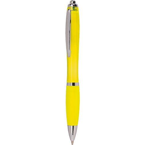 Kugelschreiber SWAY , gelb, Kunststoff / Stahl, 14,00cm (Länge), Bild 1