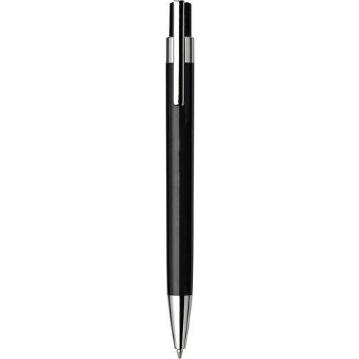 Kugelschreiber Aus Kunststoff Jarod , schwarz, Plastik, Metall, , Bild 1