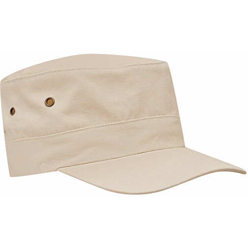 Military-Cap SOLDIER , sand, 100% Baumwolle, 250 g/m², 1,00cm (Länge), Bild 2