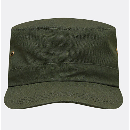 Military-Cap SOLDIER , dunkelgrün, 100% Baumwolle, 250 g/m², 1,00cm (Länge), Bild 3