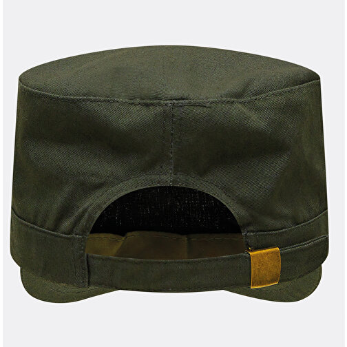 Military-Cap SOLDIER , dunkelgrün, 100% Baumwolle, 250 g/m², 1,00cm (Länge), Bild 4