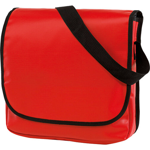 Umschlagtasche CLEVER , rot, Polychlorid, 33,00cm x 9,00cm x 30,00cm (Länge x Höhe x Breite), Bild 1