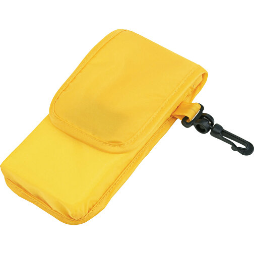 Einkaufstasche SHOPPY , gelb, 190T Polyester, 38,00cm x 42,00cm (Länge x Breite), Bild 1