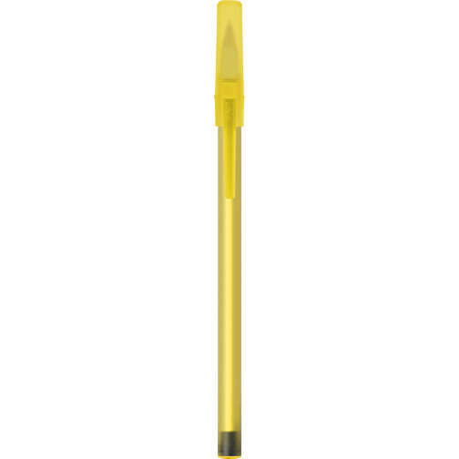 BIC® Round Stic® Kugelschreiber , BiC, gefr. gelb, Kunststoff, 1,20cm x 15,00cm (Länge x Breite), Bild 1