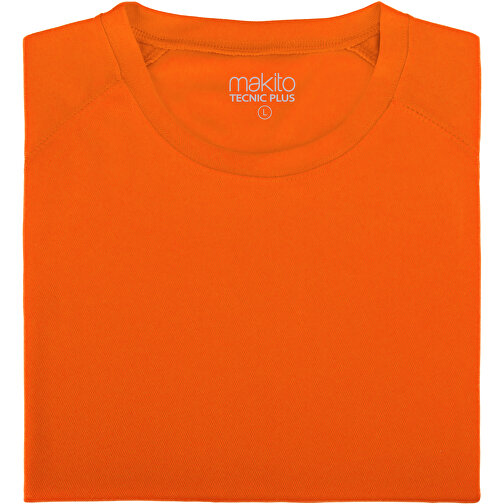 Erwachsene T-Shirt Tecnic Plus , orange, 100% Polyester 135 g/ m2, S, , Bild 1