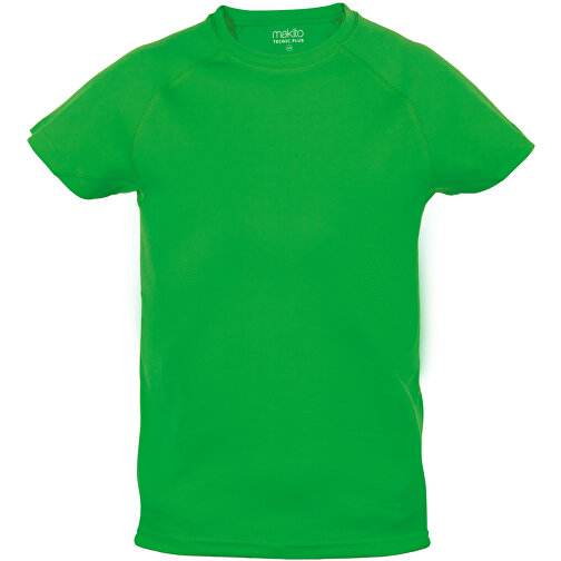 Kinder T-Shirt Tecnic Plus , grün, 100% Polyester 135 g/ m2, 10-12, , Bild 1