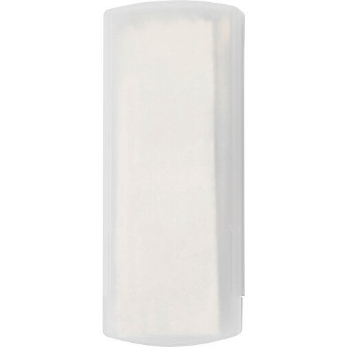 Pflasterbox Aus Kunststoff Pocket , weiß, PP, Latex, 10,00cm x 1,00cm x 4,00cm (Länge x Höhe x Breite), Bild 1