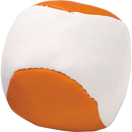 Jonglierball Aus Kunstleder Heidi , orange, Plastik, PVC, PP, 5,10cm (Breite), Bild 1