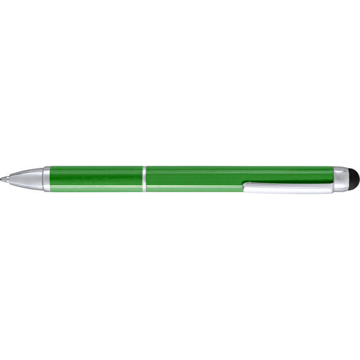 Kugelschreiber Pointer Lisden , grün, Aluminium, 12,50cm (Breite), Bild 2