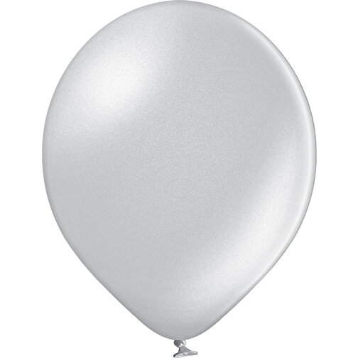 Luftballon 80-90cm Umfang , silber metallic, Naturlatex, 27,00cm x 29,00cm x 27,00cm (Länge x Höhe x Breite), Bild 1