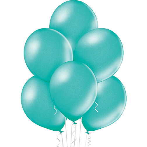 Luftballon 100-110cm Umfang , grün metallic, Naturlatex, 33,00cm x 36,00cm x 33,00cm (Länge x Höhe x Breite), Bild 2