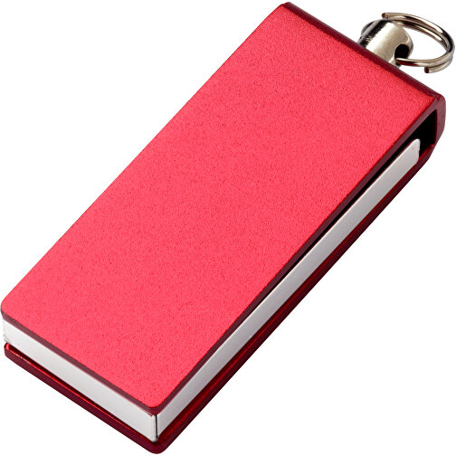 USB-Stick REVERSE 1GB , Promo Effects MB , rot MB , 1 GB , Kunststoff/Metall MB , 3 - 10 MB/s MB , 3,20cm x 0,60cm x 1,20cm (Länge x Höhe x Breite), Bild 1